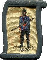 Знак Немецкий Военный Костюм. 1870 Знак Немецкий Военный Костюм. 1870