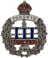 Знак 3-ий батальон (Торонтскоий полка) Канадских экспедиционных сил