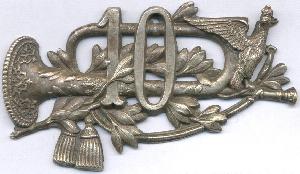Знак 10 фельд-егерский батальон