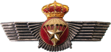 Знак Наблюдатель парашютист Знак Наблюдатель парашютист