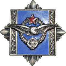 Знак За окончание академии ВВС