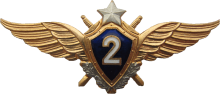 Знак Летчик 2 класса Знак Летчик 2 класса