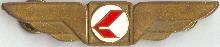 Знак Pacific Western Airlines бортпроводница