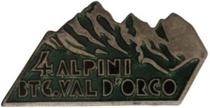 Нагрудный знак 4-ый альпийский батальон 