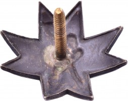 Нагрудный знак Aizsargi, за отличную стрельбу из винтовки, миниатюрный 