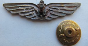 Badge Aircarrier crew member, bronze 