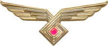 Знак Общий знак ВВС, золотистый