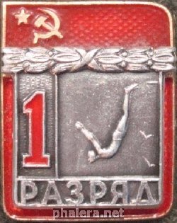 Знак 1 разряд прыжки в воду