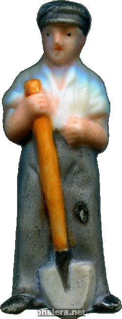 Знак Зимняя помощь. Немецкие ремесленники. Рабочий