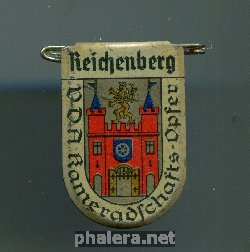 Знак Зимняя помощь немецкому народу. Гербы Reichenberg