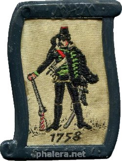Знак Немецкий военный костюм. 1758