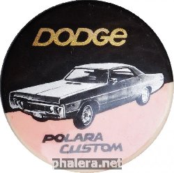 Нагрудный знак DODGE POLARA CUSTOM 