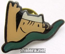 Знак Летние олимпийские игры Барселона 1992 талисман.