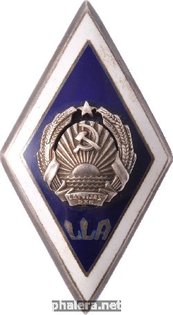 Знак Университетский ромб, LLA