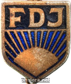 Нагрудный знак Значок молодежной организации FDJ 