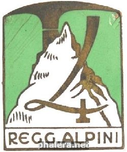 Нагрудный знак 4-ый альпийский полк 