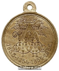 Нагрудный знак За Крымскую войну 1853-1854-1855-1856 