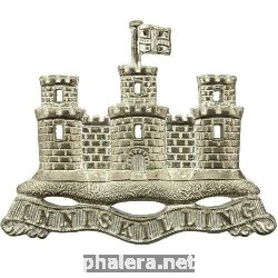 Нагрудный знак Royal Inniskilling Fusiliers Irish Regiment 