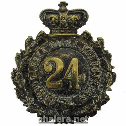 Знак 24th Middlesex Rifle Volunteers Regiment Cap Badge