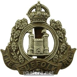Знак Suffolk Regiment 4th / 5th / 6th Territorial Battalions Cap Badge