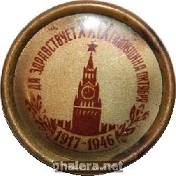 Знак Да здравствует XXIX годовщина октября 1917-1946