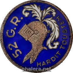 Знак 52-ая пехотная дивизионная разведывательная группа