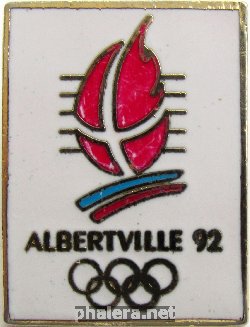 Нагрудный знак Зимние Олимпийские игры 1992 олимпиада Альбервиль 