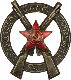 Знак За отличную стрельбу, Грузия