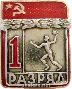 Нагрудный знак 1 Разряд Гандбол 