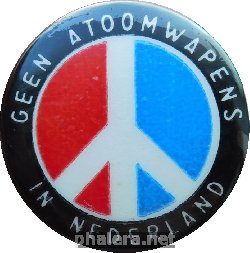 Нагрудный знак Нет Ядерного Оружия В Нидерландах. 