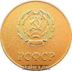 Знак Золотая Школьная Медаль РСФСР, 1986