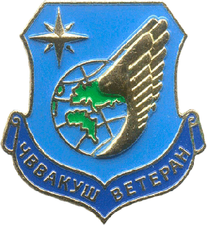 Нагрудный знак Ветеран ЧВВАКУШ  