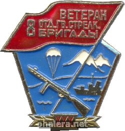 Нагрудный знак 30 лет, ветеран 8 Отдельной гвардейской стрелковой бригады 