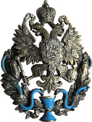 Нагрудный знак Военный Врач с учёной степенью Доктора 
