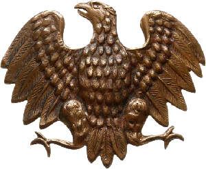 Нагрудный знак Кокарда 1 пехотной дивизии 