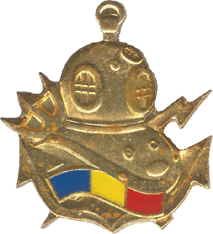Знак Военный дайвер 1 класса