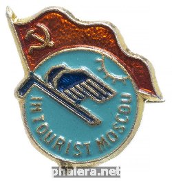 Нагрудный знак intourist Moscou 
