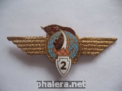 Нагрудный знак Летчик космонавт 2 класса 