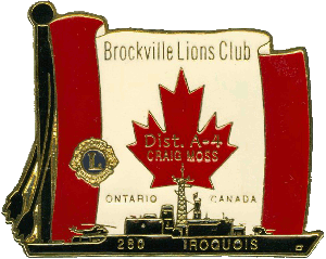 Знак Эсминец DDH 280 Iroquois