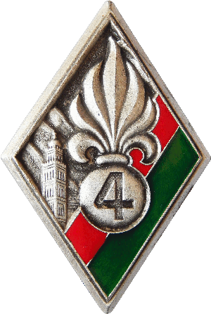 Знак 4 пехотный полк иностранного легиона