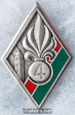 Badge 4st infantry regiment of foreign legion  