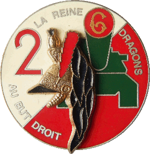 Нагрудный знак 2 эскадрон, 6 драгунский полк 