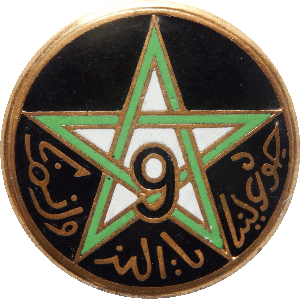 Badge 9th Rifle Regiment Moroccans 