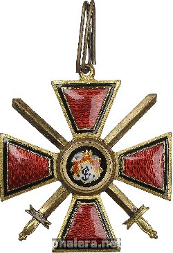 Нагрудный знак Святого Владимира 3-й степени с мечами 