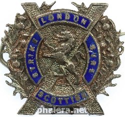 Знак Лондонский шотландский полк