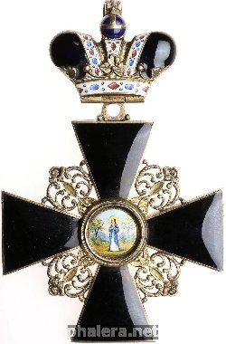 Нагрудный знак Святой Анны 1-ой степени с императорской короной 