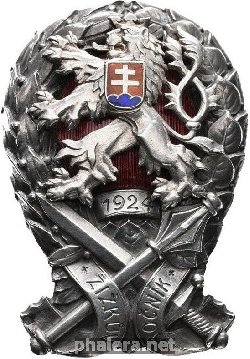 Нагрудный знак За окончание военного училища, 1924 года 