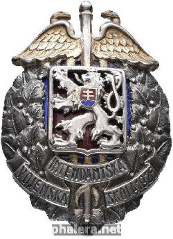 Нагрудный знак За окончание интендантской военной школы, 1926 