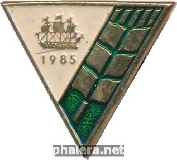 Знак Ленинградский студенческий строительный отряд, 1985 Знак Ленинградский студенческий строительный отряд, 1985