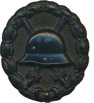 Нагрудный знак За ранение, черная степень 